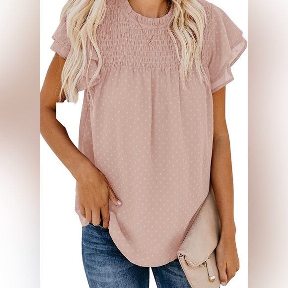 ‼️NWOT‼️Swiss dot blouse - Picture 1 of 3